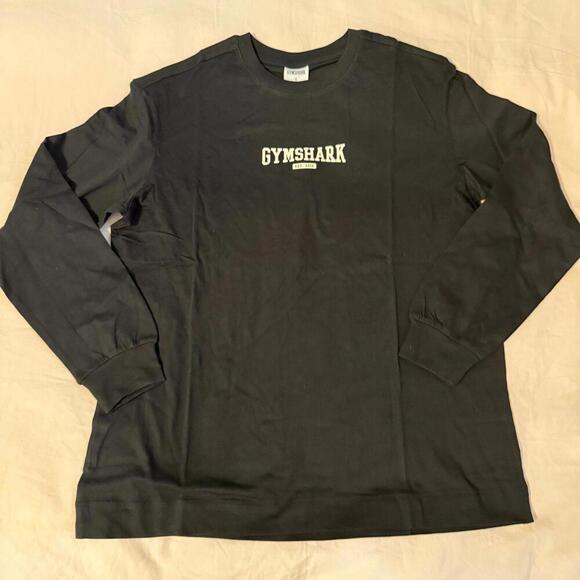 Gymshark Collegiate Lifestyle Long Sleeve Workout Shirt - Picture 1 of 3